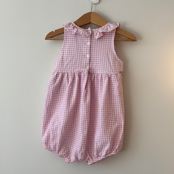 Ralph Lauren Pink Gingham One Piece - Picture 3 of 3